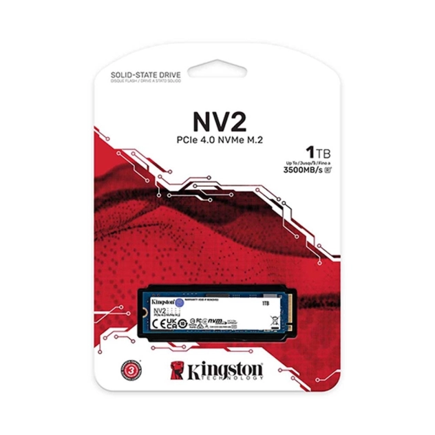 Ổ Cứng SSD 1TB Kingston NV2 | PCIe Gen4, M.2 NVMe, SNV2S/1000G